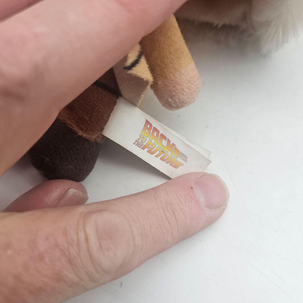 Toy Factory Back To The Future Doc Brown Plush Stuffed Toy Small Brown Cute - Picture 6 of 8